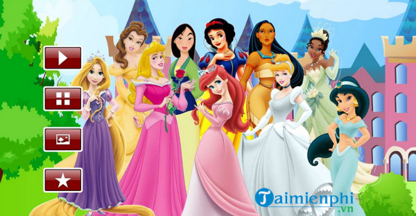 dress up disney gown