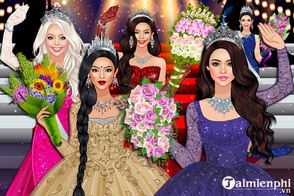 beauty queen dress up