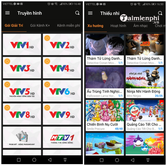 fpt play cho android tv