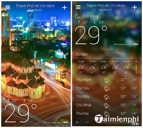 yahoo thoi tiet