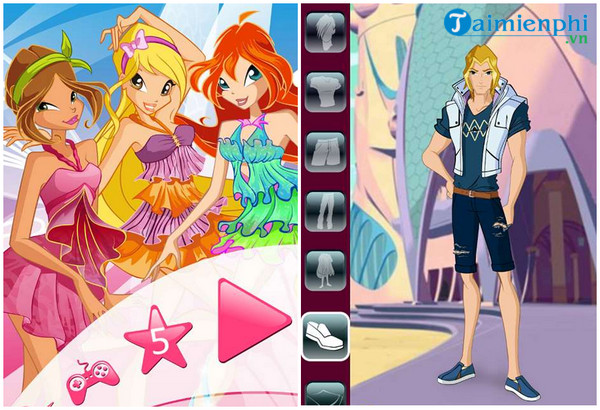 winx dress up