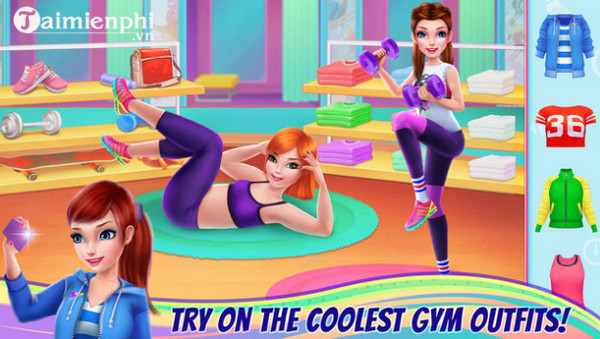 fitness girl studio coach