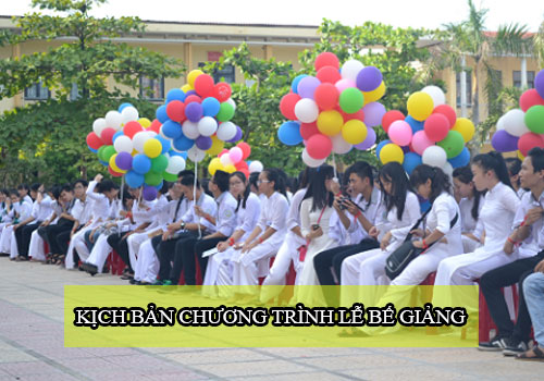 kich ban chuong trinh le be giang