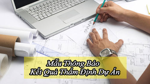 mau thong bao ket qua tham dinh du an