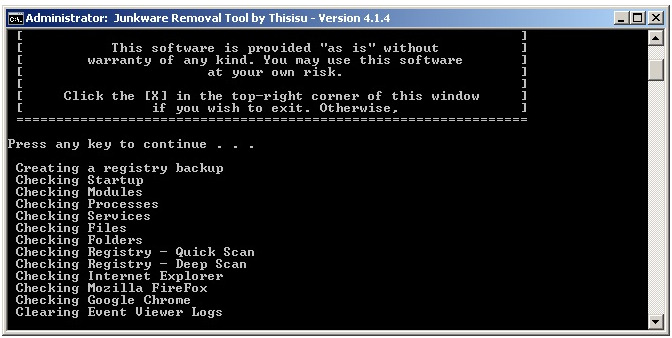 junkware removal tool