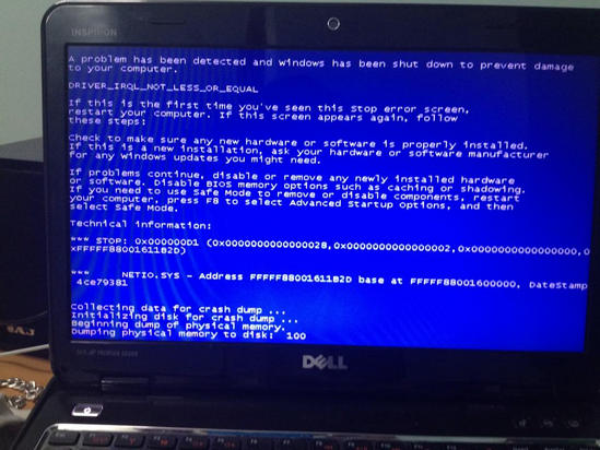 bluescreen screen saver
