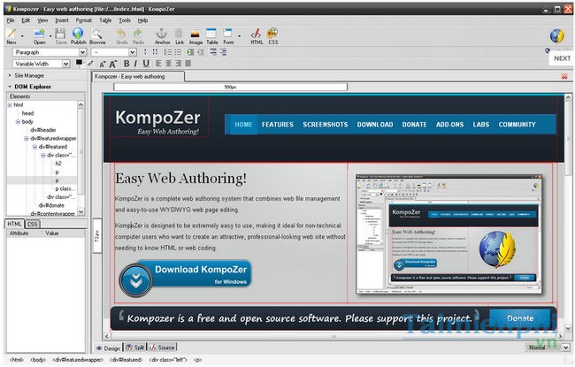 download kompoZer