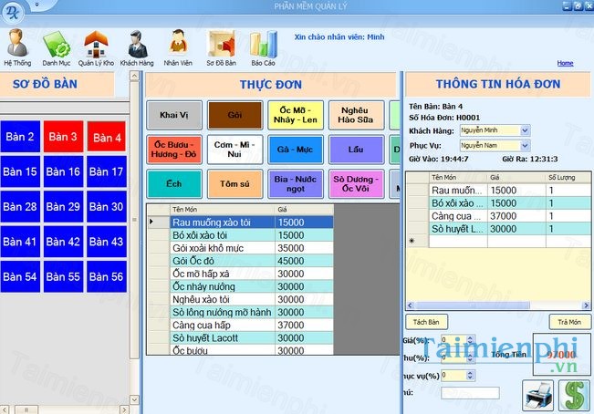 Phần mềm quản lý nhà hàng Relipos