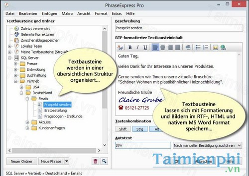 PhraseExpress USB Edition