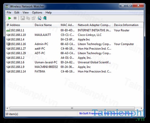 Wireless Network Watcher Portable