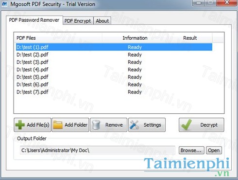 Mgosoft PDF Security SDK