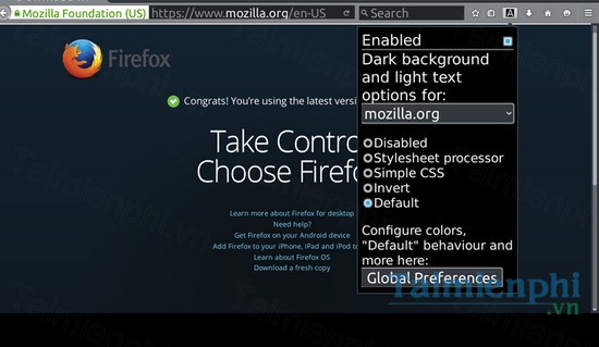 download dark background and light text