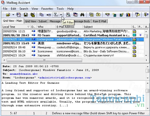 download mailbag assistant