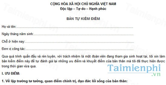 download ban tu kiem diem doan vien