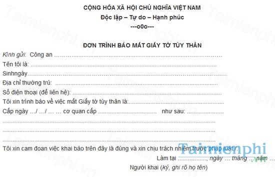 download ban tuong trinh mat giay to