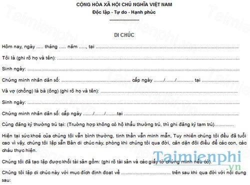 download mau di chuc thua ke dat dai