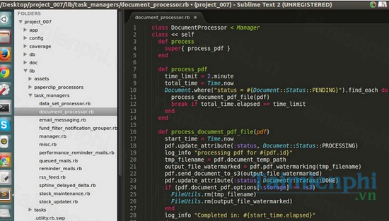 download sublime text 3 cho linux