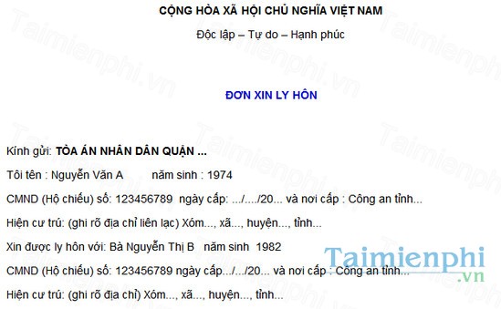  don ly hon cua toa an