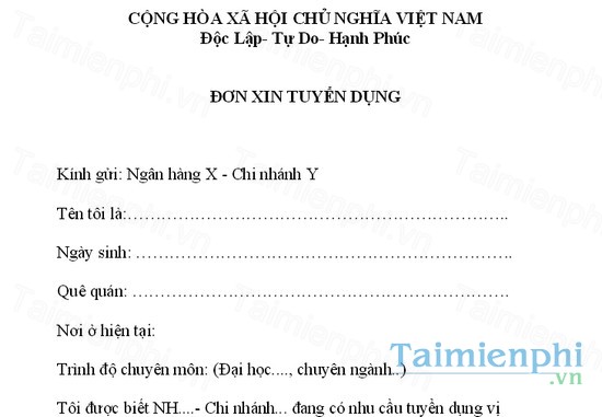 download don xin viec ngan hang