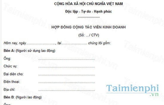 download hop dong cong tac vien kinh doanh