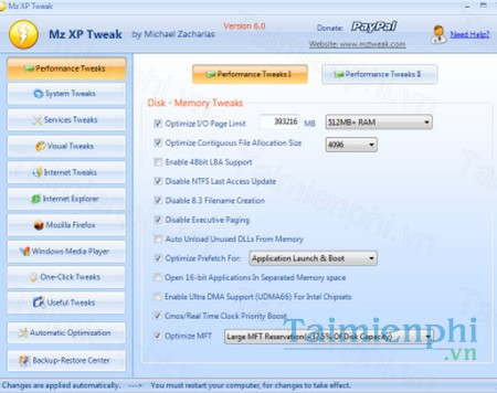 download mz xp tweak