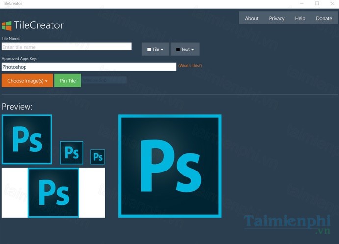download tile creator proxy