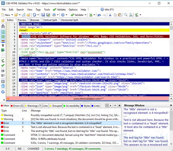 download cse html validator professional