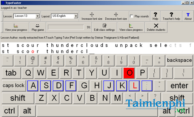 download typefaster typing tutor