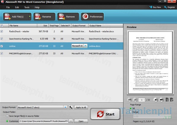 download aiseesoft pdf to word converter