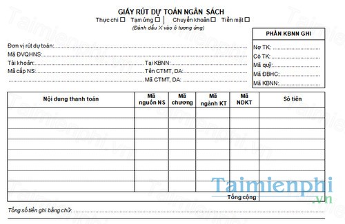 download mau giay rut du toan ngan sach