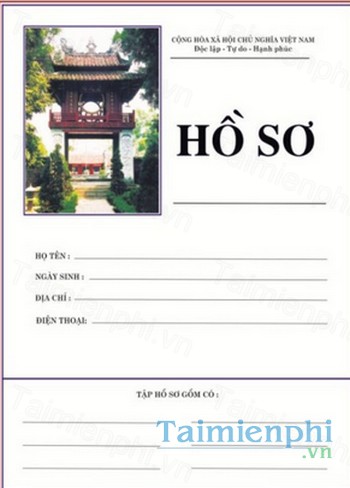 download bo ho so xin viec day du bao gom nhung gi