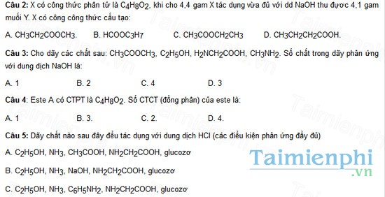 download de thi mon hoa lop 12