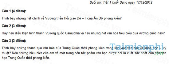 download de thi mon lich su lop 10