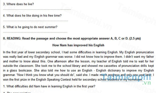 download de thi tieng anh lop 8