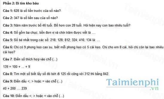 download de thi violympic toan lop 3