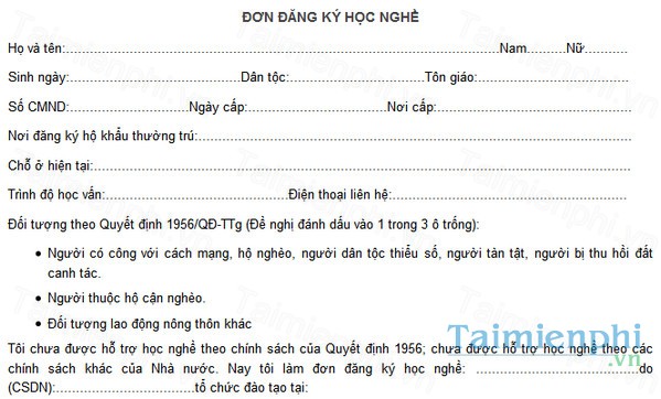 download don dang ky hoc nghe
