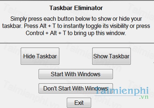 download taskbar eliminator