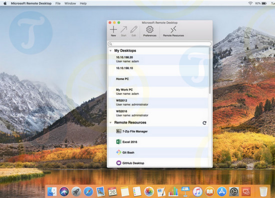 Microsoft Remote Desktop for Mac