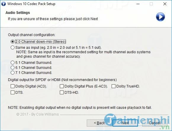 Windows 10 Codec Pack