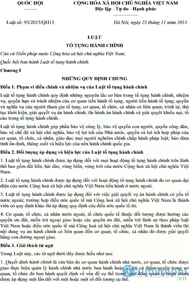 Luật tố tụng hành chính