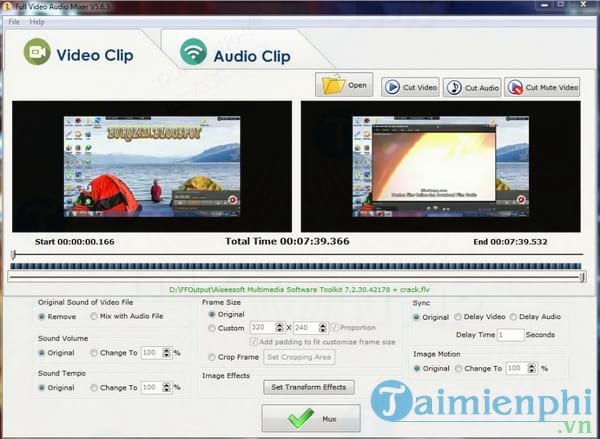 Audio to Video Mixer