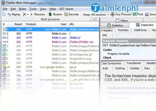 Fiddler Web Debugger