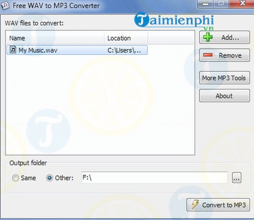 Free WAV MP3 Converter