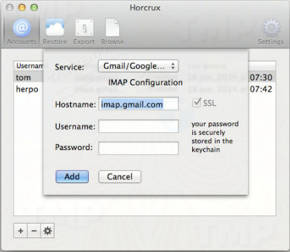 Horcrux for Mac