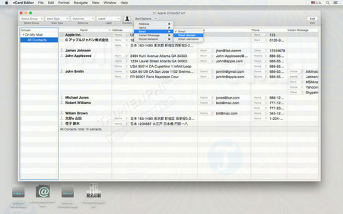 vCard Editor for Mac