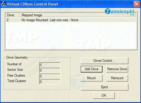 Virtual CD-ROM Control Panel