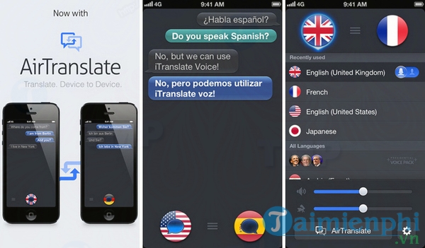 iTranslate cho iOS