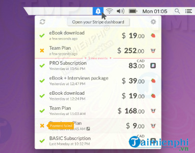 CashNotify for Mac