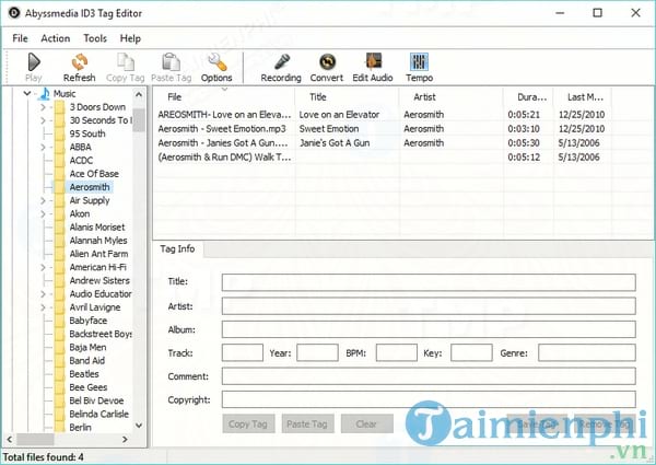 Abyssmedia ID3 Tag Editor