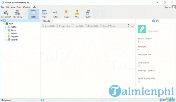 Navicat Essentials for SQLite